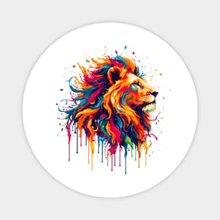 Lion Colors Magnet